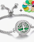 Wholesome Beauty Refillable Crystal Aromatherapy Diffuser Bracelet