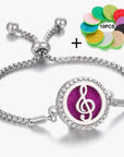 Wholesome Beauty Refillable Crystal Aromatherapy Diffuser Bracelet