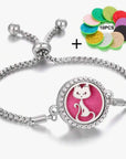 Wholesome Beauty Refillable Crystal Aromatherapy Diffuser Bracelet