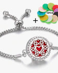 Wholesome Beauty Refillable Crystal Aromatherapy Diffuser Bracelet