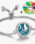 Wholesome Beauty Refillable Crystal Aromatherapy Diffuser Bracelet
