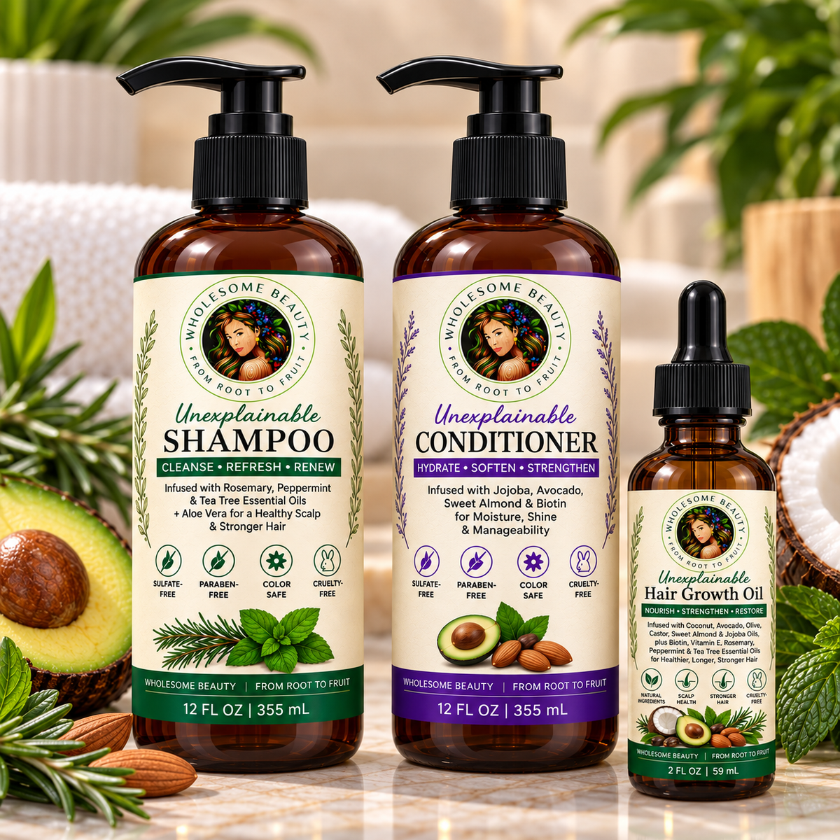 Unexplainable Shampoo and Conditioner